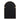 Back view of arch-shaped mirror with black panel, gold frame, and side hooks