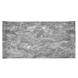 Gray marble-look vinyl flooring sheet with veined stone pattern, rectangular