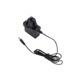 LED vanity mirror power adapter with two-prong plug and two cable leads