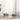 Gepolsterter Hocker (Set): Leinenstoff-Sitz, Holzbeine, grau-blau