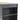 Close-up of dark open shelf compartments under the light wood top