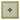 Gold and cream marble-look PVC floor tile with black diamond mosaic accent, square
