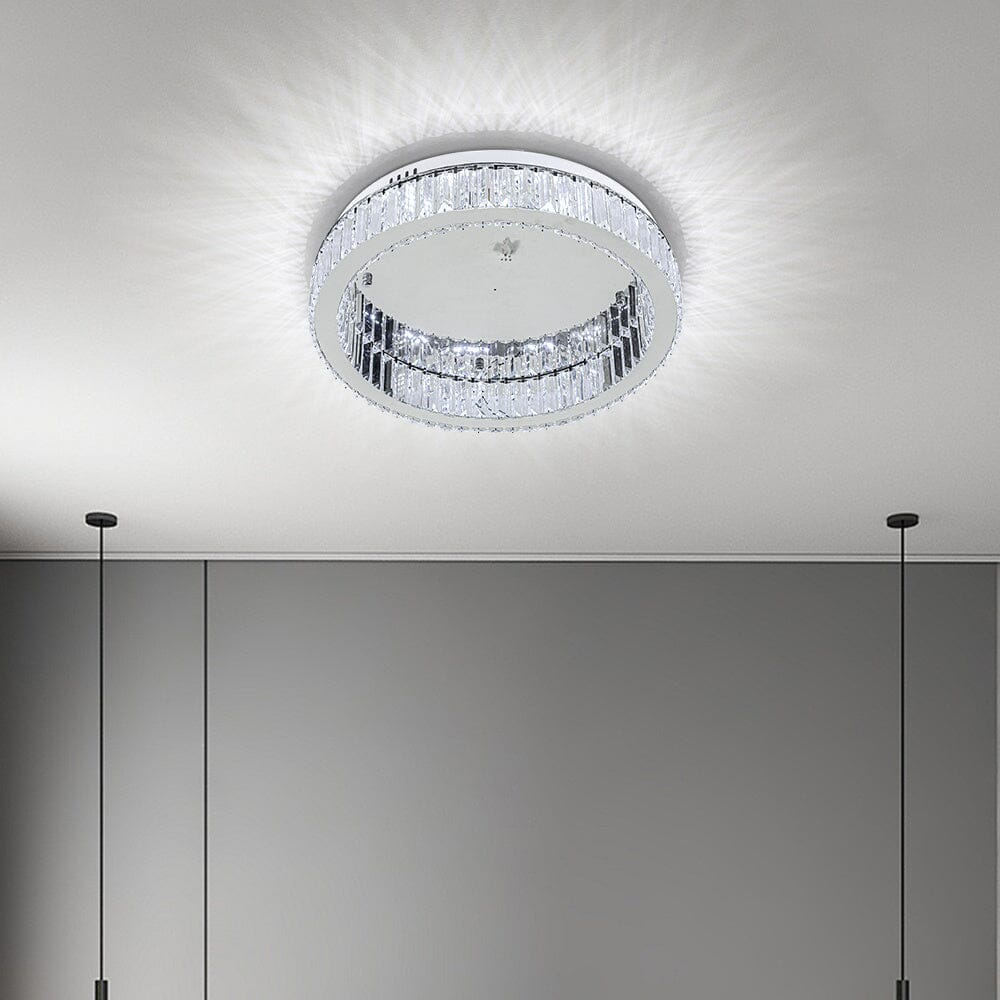 50cm D Round Crystal Ceiling Light
