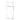 White 2-tier over-washer storage rack with side rails and two front shelves