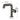 Gunmetal basin mixer tap with 7.48in spout length and 12.8in overall height