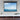 Motorized projector screen with black roller housing and power cable