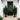 Pair of artificial cypress trees with green needles in black pots