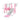 Pink kids swing-and-slide set with basketball hoop and 130cm slide