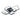 LED semi-flush ceiling light with central black mounting plate and interlocking rectangular frames