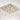 Square LED semi-flush ceiling light with warm glow; 70cm x 70cm, height 18cm