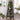 5-tier trapezoidal plant stand with black frame and wood-look shelves for pots
