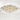 Square LED crystal ceiling light with gold chrome frame and faceted crystal panels