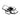 LED semi-flush ceiling light with interlocking rectangular frames, black and white border