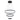 Black ring LED pendant light with illuminated circular rings and hanging suspension