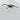 Modern LED ceiling light, black frame, 90cm length shown by measurement arrow