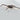 Modern LED ceiling light, black frame, 110cm length shown by measurement arrow