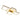 Rectangular LED semi-flush mount ceiling light with brass frame and four lit white panels