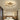 Light-adjustable LED semi-flush mount ceiling light with five acrylic ring shades, dark metal