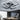 LED semi-flush ceiling light with interlocking rectangular frames, black trim and white accents