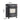 Portable black ceramic gas heater dimensions shown: 45 cm high and 42 cm wide