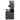 4-tier solar fountain, gray stone water feature with four ribbed basins