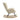 Beige faux wool rocking chair in angled view with curved seat and light wood rockers