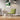 Foldable accent chair, green linen-look fabric seat and back, chrome metal frame