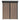 Metal garden tool storage shed with rooftop, side panel with black trim and door handle