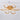Gold acrylic LED semi-flush mount ceiling light with five white inner-lit rings